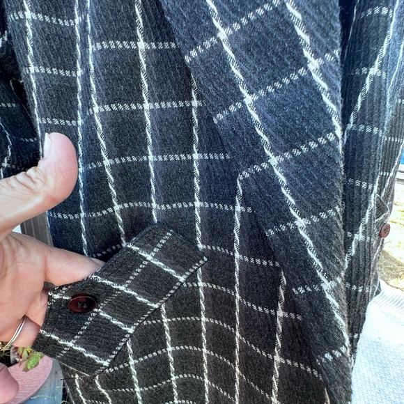 GEORGE MASKET LTD WOMENS BLAZER 100%wool size 6 Black and White Plaid - Picture 2 of 6